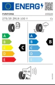 Funtoma 275/35 ZR19 TL 100Y REINF. ROADFUN SPORT Yaz Lastiği (Üretim Tarihi:2024) thumbnail 2