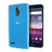 LG Stylus 3 Kılıf Ultra İnce Silikon Kapak 0.2 mm Mavi - 1