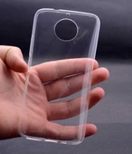 Lenovo Moto G5 Plus Kılıf Ultra İnce Silikon Kapak Şeffaf - 1