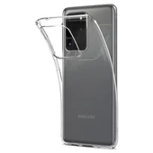 Samsung Galaxy S20 Ultra Kılıf Ultra İnce Silikon Kapak 0.2 mm Şeffaf - 1