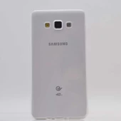 Samsung Galaxy A7 2015 Kılıf Ultra İnce Silikon Kapak 0.2 mm Şeffaf - 1
