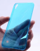 LG X Power Kılıf Ultra İnce Silikon Kapak Mavi - 1