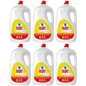 Fairy Limonlu Sıvı Bulaşık Deterjanı 6 x 2600 ML - 1