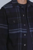 Lufian Barder Erkek Basic Gömlek Slim Fit Lacivert - 3