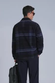 Lufian Barder Erkek Basic Gömlek Slim Fit Lacivert - 6