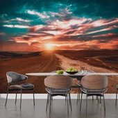 Günbatımı Manzaralı Duvar Kağıdı Baskı thumbnail 6