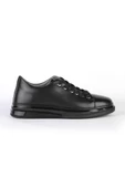 Deriholl Siyah Erkek Deri Sneaker Ayakkabı - 3