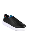 Deriholl Siyah Erkek Hakiki Deri Sneaker & Spor Ayakkabı - 2