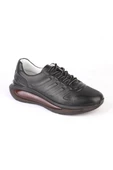 Deriholl Siyah Erkek Hakiki Deri Sneaker & Spor Ayakkabı - 2