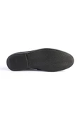 Deriholl Siyah Erkek Hakiki Deri Casual Comfort Ayakkabı - 4