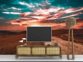 Günbatımı Manzaralı Duvar Kağıdı Baskı thumbnail 3