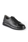 Deriholl Siyah Erkek Deri Sneaker Ayakkabı - 2