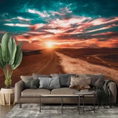 Günbatımı Manzaralı Duvar Kağıdı Baskı thumbnail 1