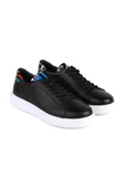 Deriholl Siyah Erkek Hakiki Deri Sneaker & Spor Ayakkabı - 1