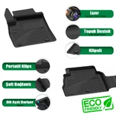 Ford Transit Courier Van 2024+ Uyumlu SAHLER Araca Özel 4.5D Havuzlu Oto Paspas - Courier thumbnail 2