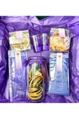 GURUYEMİŞ BOX Mor Parti Kutusu Ve Kokteyl Hazırlama Kiti Doğum Sevgililer Günü Özel Gün Hediye Seti - 1