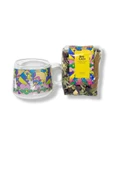 GURUYEMİŞ BOX Peter Max Pop Art Theme Çay Sever Kış Çayı Paketi - Bitki Çayı- Çift Camlı Kupa Hediye Kutusu - 5