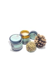 GURUYEMİŞ BOX 3 Nota Hediyelik Mum Doğal Soya Mum Soy Wax Candle Amber 90gr - 1