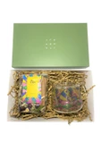 GURUYEMİŞ BOX Peter Max Pop Art Theme Çay Sever Kış Çayı Paketi - Bitki Çayı- Çift Camlı Kupa Hediye Kutusu - 4