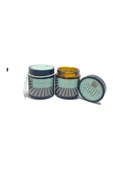 GURUYEMİŞ BOX 3 Nota Hediyelik Mum Doğal Soya Mum Soy Wax Candle Amber 90gr - 2