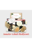 GURUYEMİŞ BOX Anneler Günü Bir Dolu Hediye Çantası (CLUTCH EL ÇANTASI -DEKORATİF MUM-WAKE UP BİTKİ ÇAYI-ÇİKOLATA) - 1