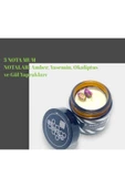 GURUYEMİŞ BOX 3 Nota Hediyelik Mum Soy Wax Candle Doğal Soya Mum Amber Şişe 90gr - 4