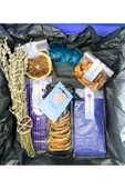 GURUYEMİŞ BOX Mavi Parti Kutusu Ve Kokteyl Hazırlama Kiti Doğum Sevgililer Günü Özel Gün Hediye Seti - 1