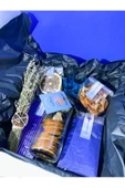 GURUYEMİŞ BOX Mavi Parti Kutusu Ve Kokteyl Hazırlama Kiti Doğum Sevgililer Günü Özel Gün Hediye Seti - 4
