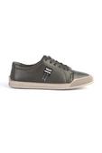 Deriholl Haki Erkek Hakiki Deri Sneaker & Spor Ayakkabı - 3