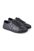 Deriholl Lacivert Erkek Hakiki Deri Sneaker & Spor Ayakkabı - 1