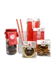 GURUYEMİŞ BOX Kırmızı Parti Kutusu Ve Kokteyl Hazırlama Kiti 3 Doğum Sevgililer Günü Özel Gün Hediye thumbnail 1
