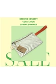 GURUYEMİŞ BOX "beehive" Illusion Mirror Consept Clutch El Çantası Makyaj Ve Mini Plaj Çantası - 3