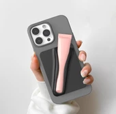 İpeksi Silikon Lipbalm Tutucu Yapışkanlı Telefon Kılıfı Aksesuarı - 12