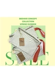 GURUYEMİŞ BOX "beehive" Illusion Mirror Consept Clutch El Çantası Makyaj Ve Mini Plaj Çantası - 5