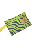 GURUYEMİŞ BOX "beehive" Leo Leafy Consept Clutch El Çantası Makyaj Ve Mini Plaj Çantası - 3