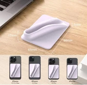 İpeksi Silikon Lipbalm Tutucu Yapışkanlı Telefon Kılıfı Aksesuarı - 8