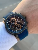 Ferro Silikon Kordon İç Fonksiyonları Aktif  30 Mt Suya Dayanıklı Erkek Kol Saat EFM.11363-ZD4 thumbnail 4