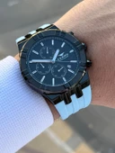 Ferro Silikon Kordon İç Fonksiyonları Aktif  30 Mt Suya Dayanıklı Erkek Kol Saat EFM.11-ZD4 thumbnail 4