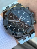 Ferro Silikon Kordon İç Fonksiyonları Aktif  30 Mt Suya Dayanıklı Erkek Kol Saat EFM.11-ZD4 thumbnail 2