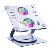 Çift Fanlı Dizüstü Bilgisayar Soğutma Standı Güçlü Soğutma Performanslı Notebook Soğutucu Stand Pro - 1