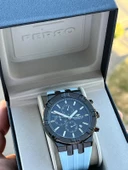 Ferro Silikon Kordon İç Fonksiyonları Aktif  30 Mt Suya Dayanıklı Erkek Kol Saat EFM.11-ZD4 thumbnail 1