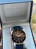 Ferro Silikon Kordon İç Fonksiyonları Aktif  30 Mt Suya Dayanıklı Erkek Kol Saat EFM.31920-E thumbnail 1