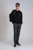 Lufian Techno Erkek Sweatshirt Siyah - 4