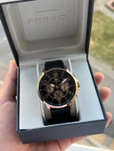 Ferro Deri Kordon İç Fonksiyonları Aktif  3 Atm Suya Dayanıklı Erkek Kol Saati EFM11146-R thumbnail 1