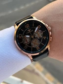 Ferro Deri Kordon İç Fonksiyonları Aktif  3 Atm Suya Dayanıklı Erkek Kol Saati EFM11146-R thumbnail 4