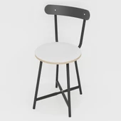 Eportatif 2 Kişilik Mutfak Bahçe Masa Sandalye Seti Beyaz 1466 thumbnail 9