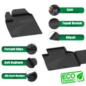 MG E-HS Hybrid 2020-2024 Uyumlu SAHLER Araca Özel 4.5D Havuzlu Oto Paspas - E-HS thumbnail 2