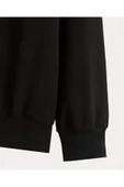Erkek Paris Baskılı Yarım Fermuarlı Oversize Sweatshirt - 10