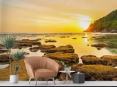 Günbatımı Deniz Manzaralı Duvar Kağıdı Baskı thumbnail 6