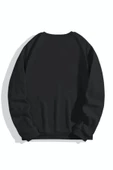 Kadın Siyah Los Angeles Bisiklet Yaka Sweatshirt - 3